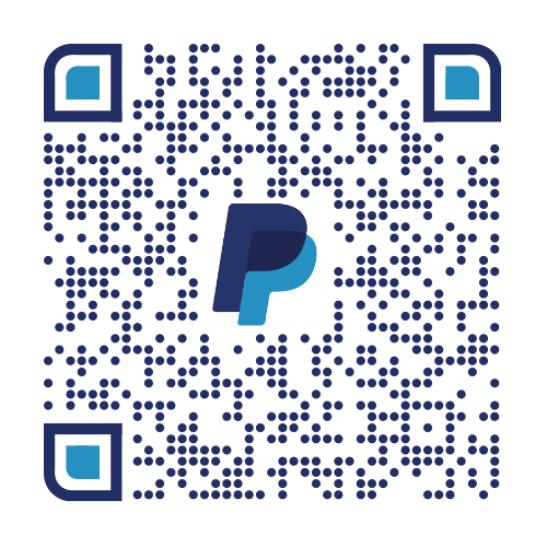 PayPal receiving QR supplied by Sang Moon; verify the recipient in PayPal before paying